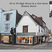 Lewes - 46 to 49 High Street & a view down Station Street - 19.2.2014