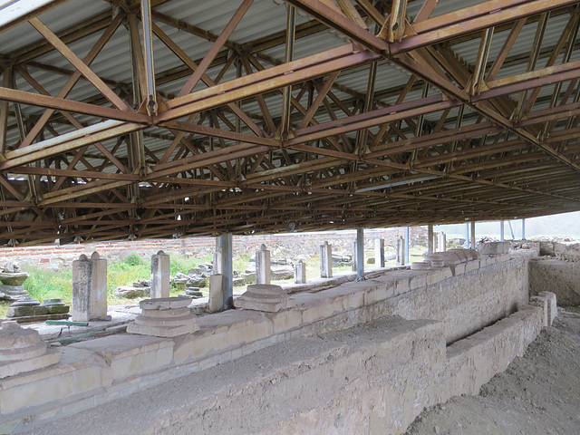 Basilique de Stobi : mur nord.