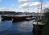 barges on the thames