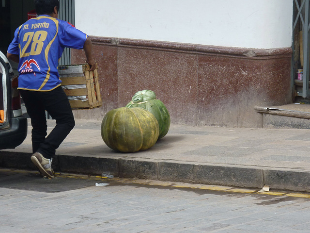 Dans une rue de Cusco