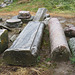 Basilique de Stobi : colonnes