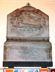 Memorial to Myra Shawe, Saint John the Baptist's Church, Whittington, Shropshire
