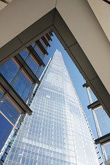 Looking up at the Shard