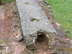 Aqueduc de Scupi : section de canalisation.