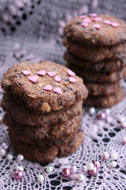 Rukki-šokolaadiküpsised / Chocolate and rye cookies