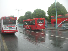 DSCN1162 Plymouth Citybus (Go-Ahead Group) X202 CDV and R119 OFJ - 12 Jun 2013