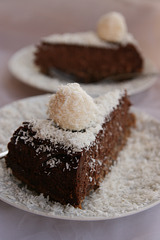 Kookose-šokolaadi juustukook / Coconut chocolate cheesecake