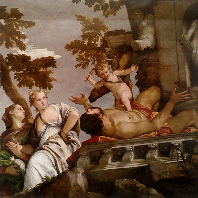 "Disillusion" from "The Allegories of Love", one of four canvases by Paul VERONESE