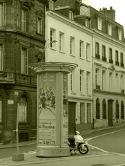 Street Scene in Rouen (Aged) - 24 April 2014