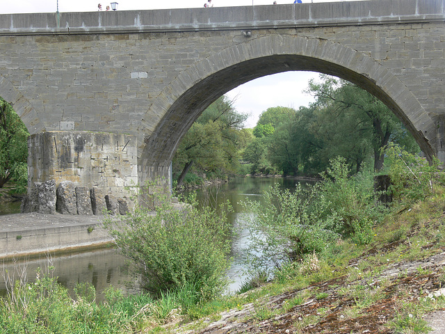 Regensburg, Donau, Steinerne Brücke