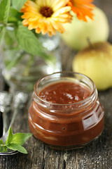 Õuna-šokolaadimoos / Apple jam with chocolate