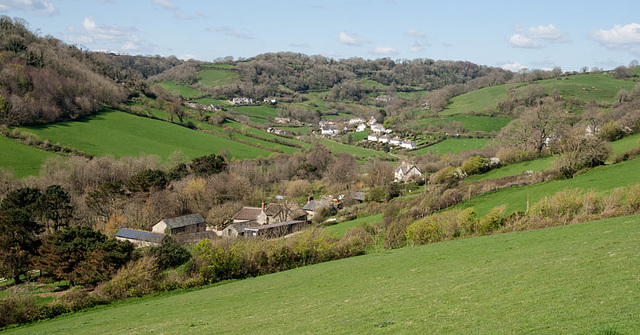 Branscombe in early spring