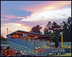 Sunset Over the Grandstand