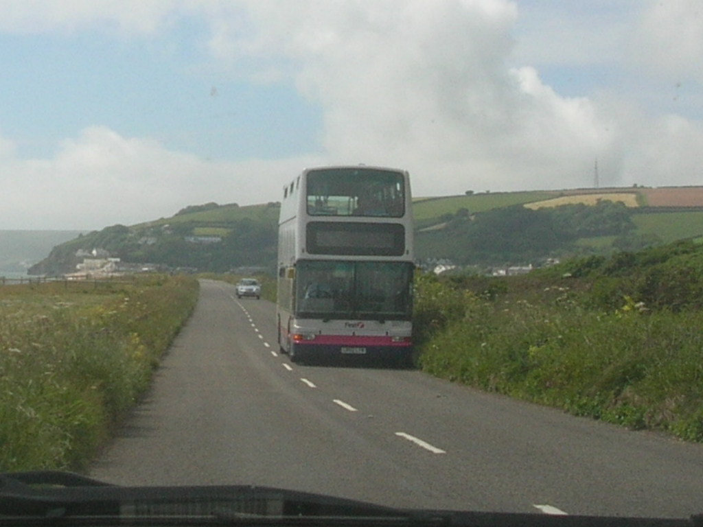 RSCN1307 First Devon and Cornwall bus at Slapton Sands - 14 Jun 2013