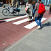 New zebra crossing in front of the LUMC