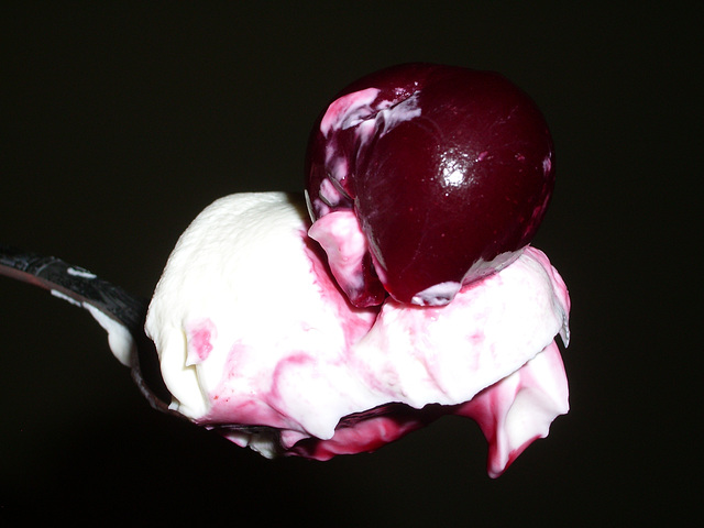 Cherry on Mascarpone