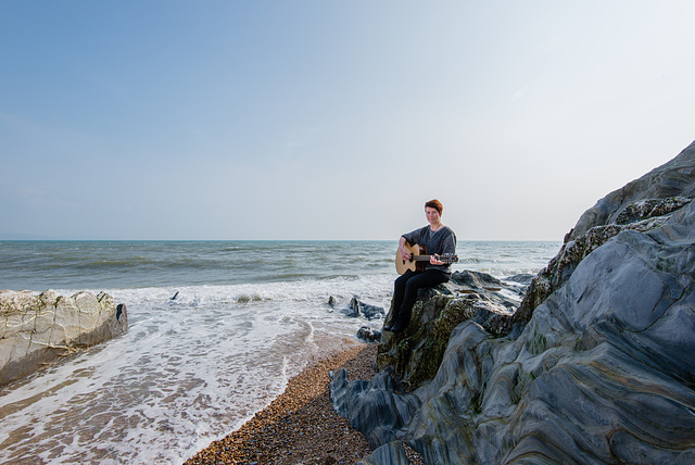 Karan Fotoshooting am Meer - 20140326