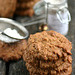 Kaerahelbe-maapähklivõiküpsised / Peanut butter and oat cookies