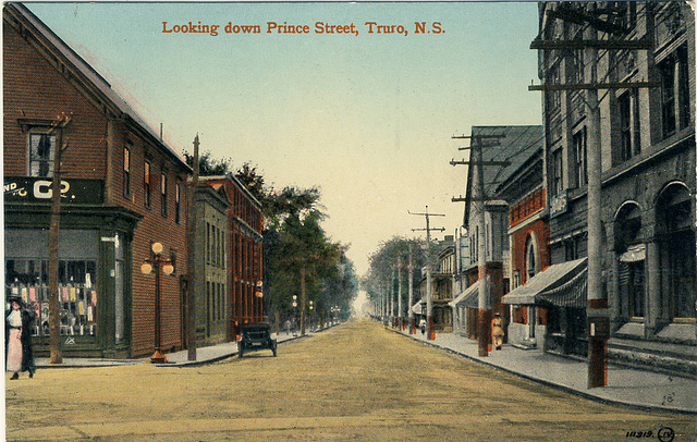 Looking down Prince Street, Truro, N.S.