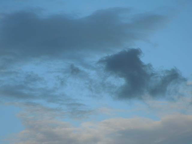 a variety of clouds