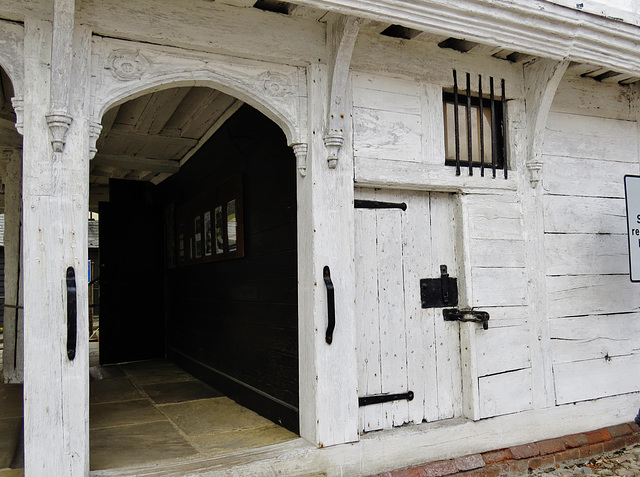 lock up in  the guildhall ,thaxted ,essex