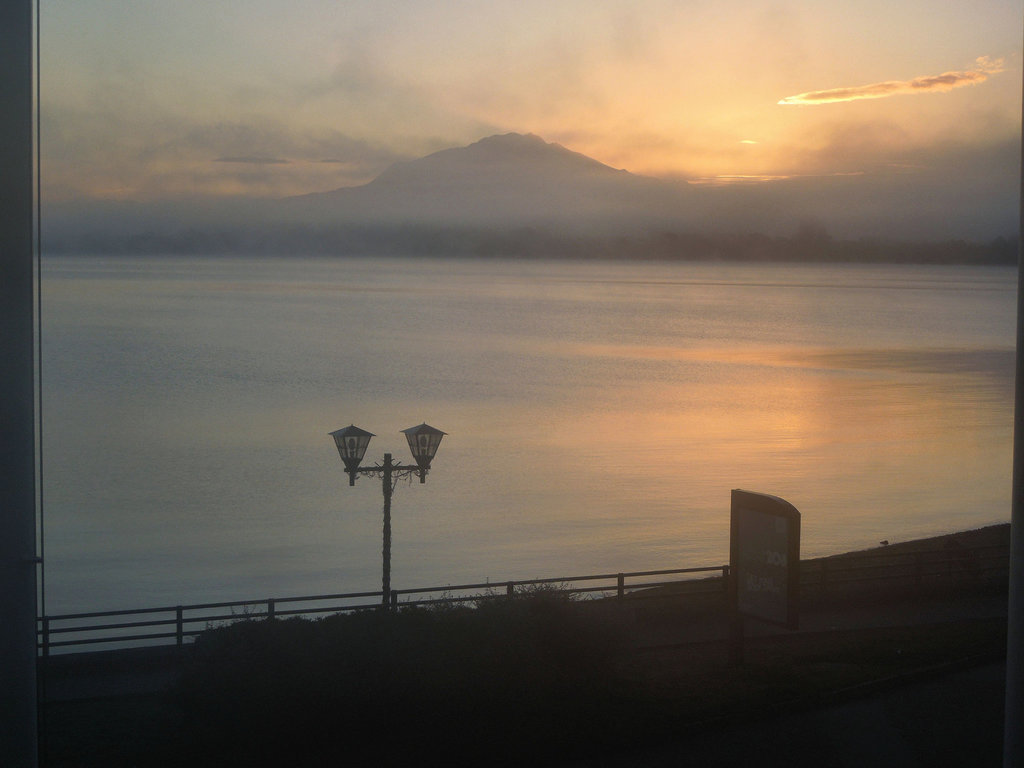 sunrise, Lake Llanquihue