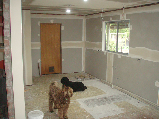 renovation 7: plastering