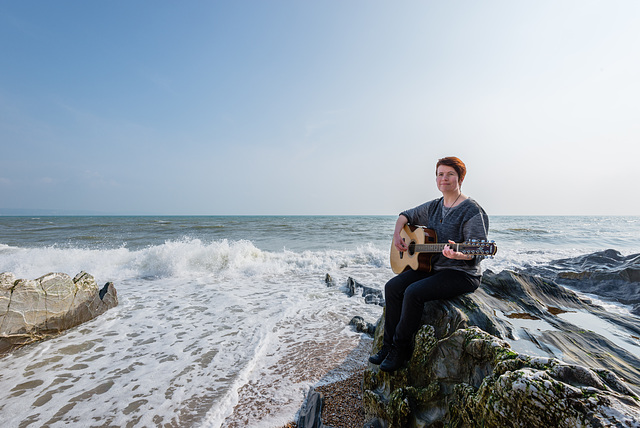 Karan Fotoshooting am Meer - 20140326