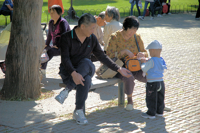 in the park