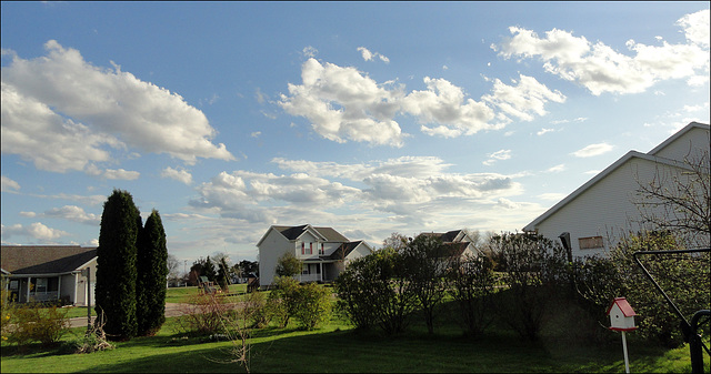 Clouds over Brittany Lane