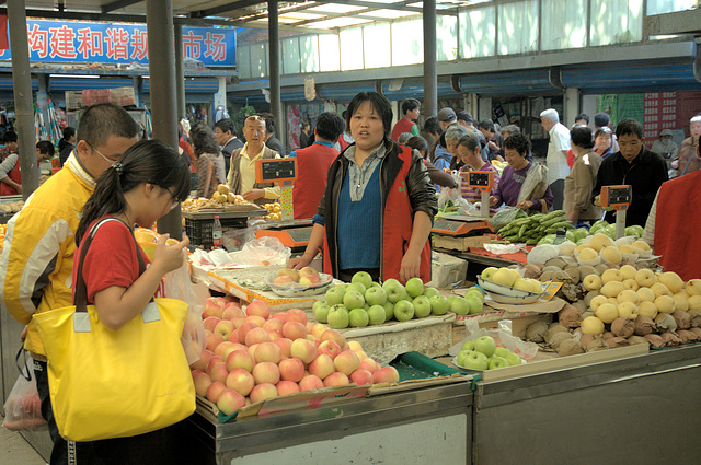 In a Beijing market