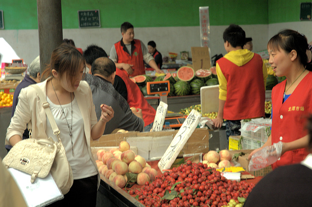 In a Beijing market