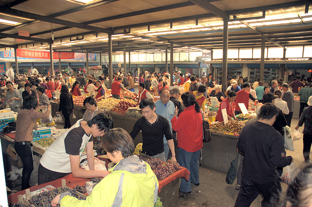 In a Beijing market