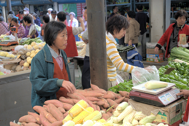 In a Beijing market