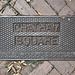 Street name plate in cast iron- Savannah