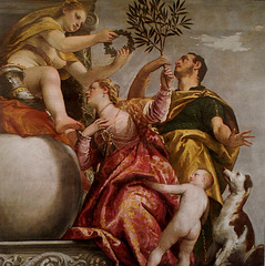 "Happy Union" from "The Allegories of Love", one of four canvases by Paul VERONESE