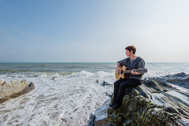 Karan Fotoshooting am Meer - 20140326