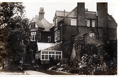 Bramfield House, Bramfield, Suffolk from an Edwardian postcard
