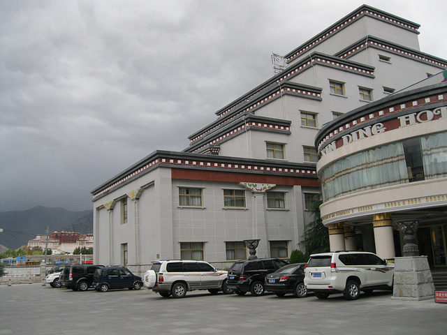 our hotel in Lhasa - the Xin Ding