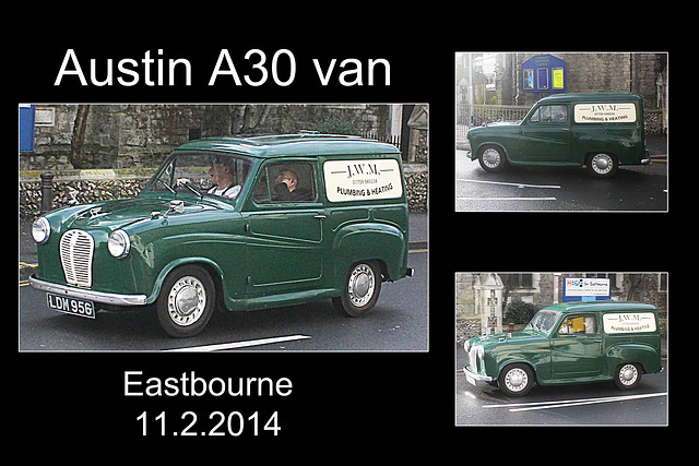 Austin A30 van - Eastbourne - 11.2.2014