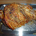 Whole leg of Lamb marinated with herbs and spices in Gin.