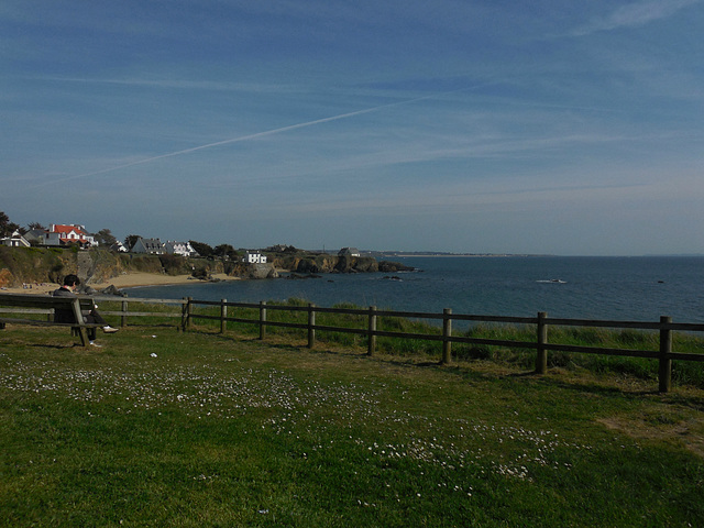 balcon sur la mer,