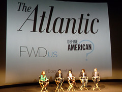 panel discussion with Jose Antonio Vargas, Janet Yang, Joe Green and Grover Norquist