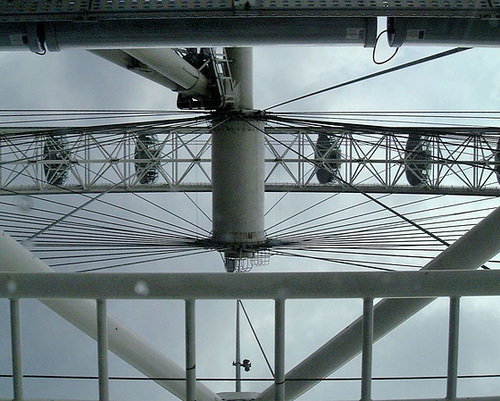 London Eye - the hub - 2002