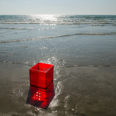 The red cube