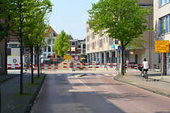 Roadworks on the ir. Driessenstraat