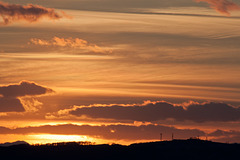 Sunset - looking towards Inverkeithing