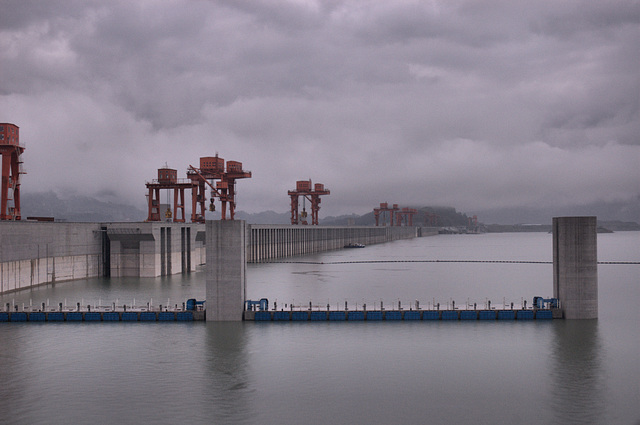 Three Gorges Dam from above