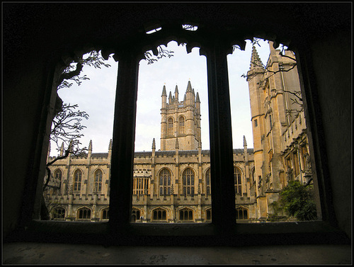 Magdalen College window