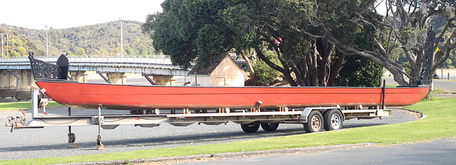 Maori War Canoe